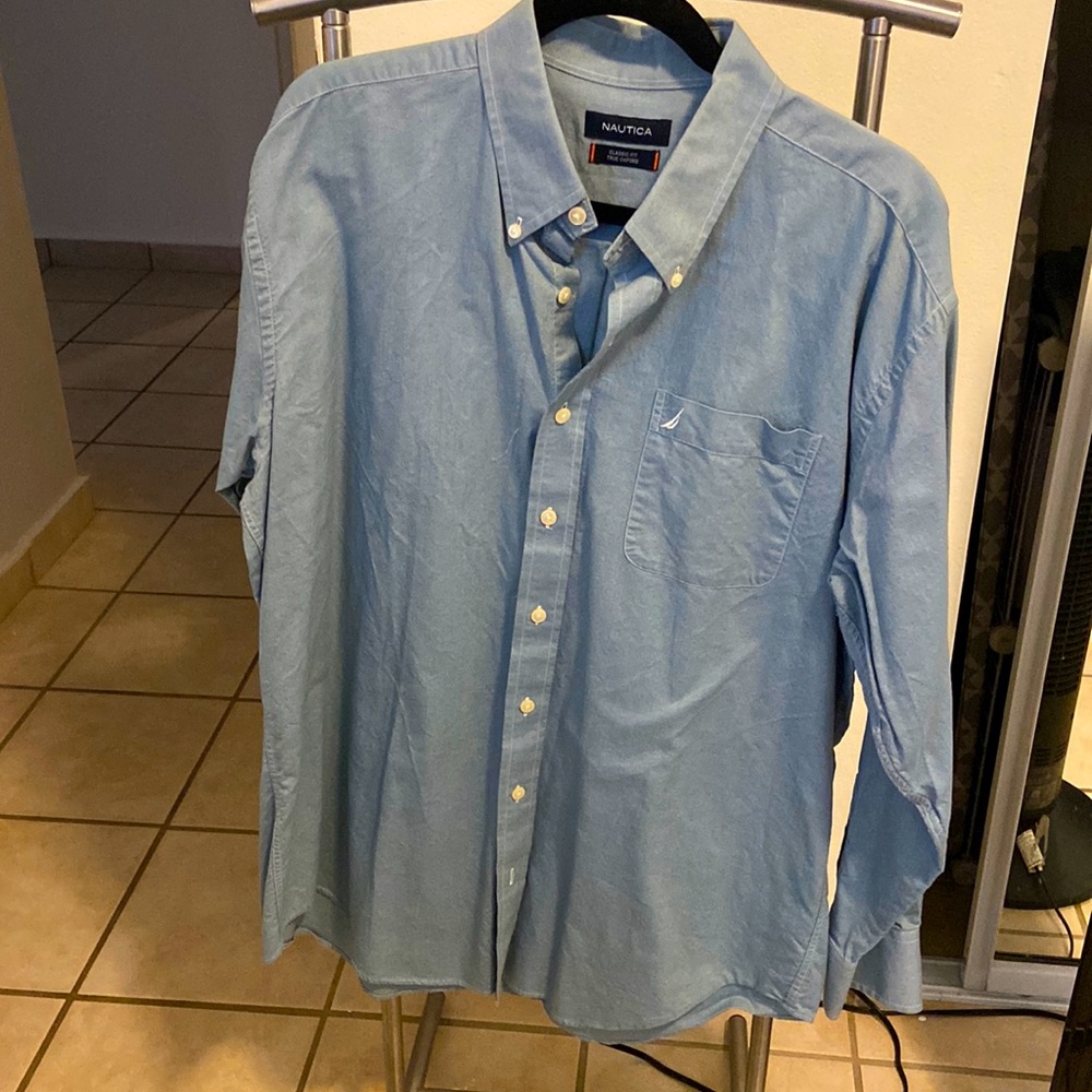 Mens Nautica Dress Shirt